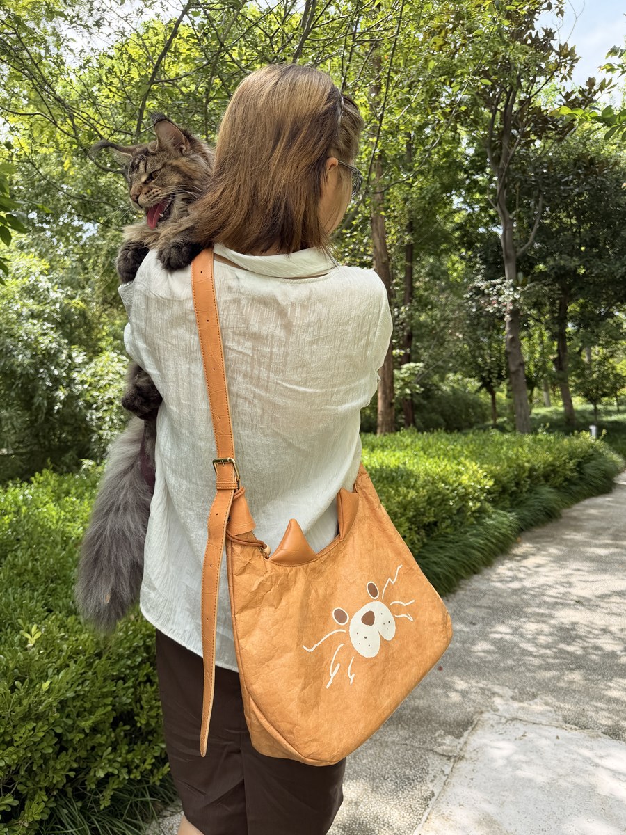 小猫斜挎包